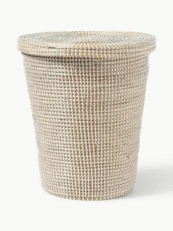 Opbergmand Aleya van zeegras met deksel^Westwing Collection New