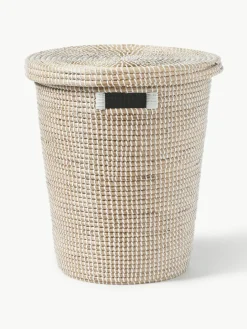 Opbergmand Aleya van zeegras met deksel^Westwing Collection New