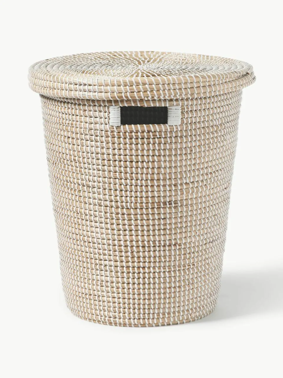 Opbergmand Aleya van zeegras met deksel^Westwing Collection New