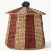 Opbergmand Birsen met deksel^Bloomingville Mini Clearance