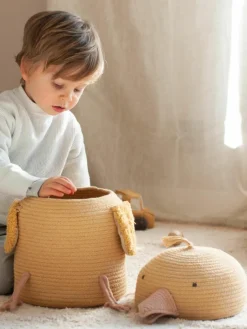 Opbergmand Charlie the Chicken met deksel, handgemaakt^Lorena Canals Discount