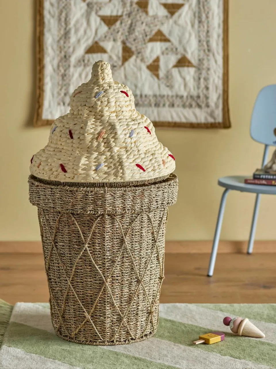 Opbergmand Cillie met deksel^Bloomingville Mini Sale