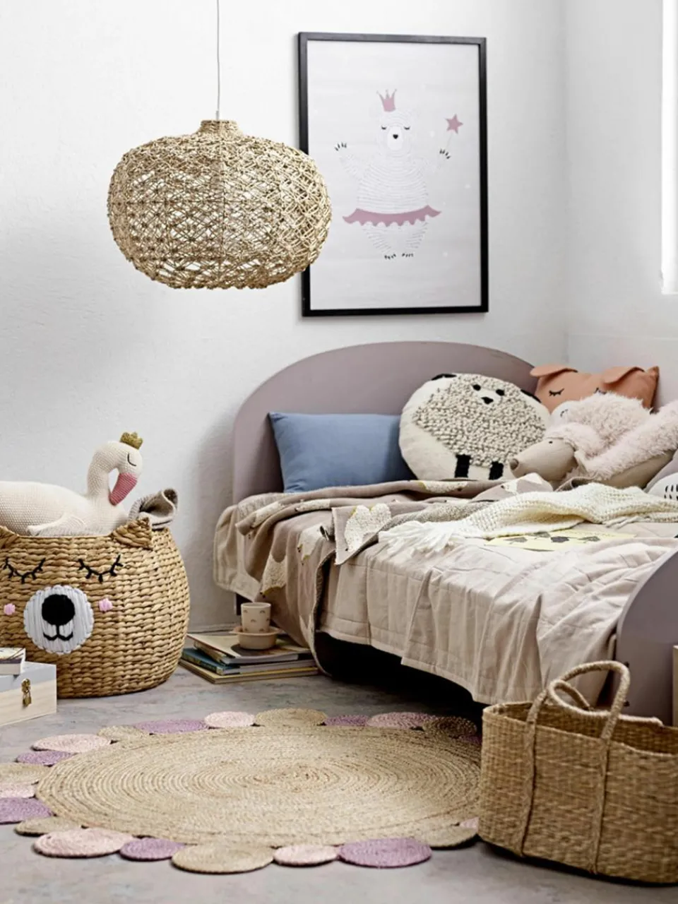 Opbergmand Sleepy^Bloomingville Mini Hot