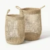 Opbergmanden Ilyas van zeegras, set van 2^Westwing Collection Hot