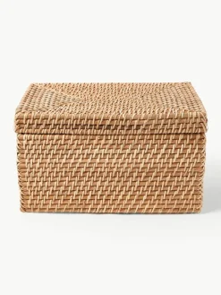 Opbergmanden Lurdes met deksel, 2-delig^Westwing Collection Discount