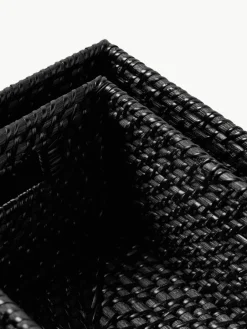 Opbergmanden Lurdes met deksel, 2-delig^Westwing Collection Fashion
