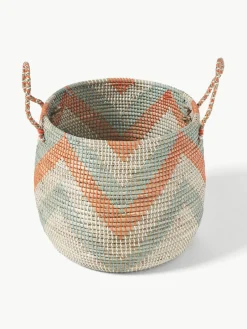 Opbergmanden Mija met deksel, set van 2^Westwing Collection Fashion