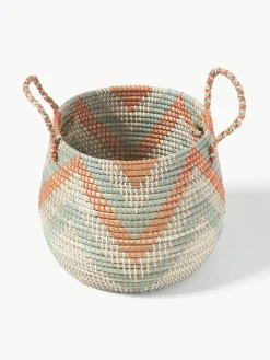 Opbergmanden Mija met deksel, set van 2^Westwing Collection Fashion