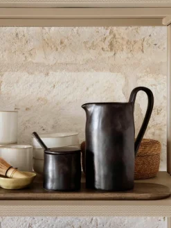 Opbergpot Flow met opscheplepel, 3-delig^ferm LIVING New