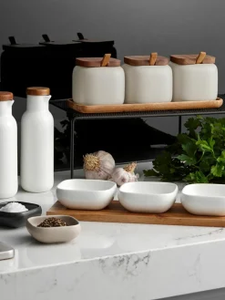 Opbergpotten Essentials met dienblad, set van 4^ladelle Best