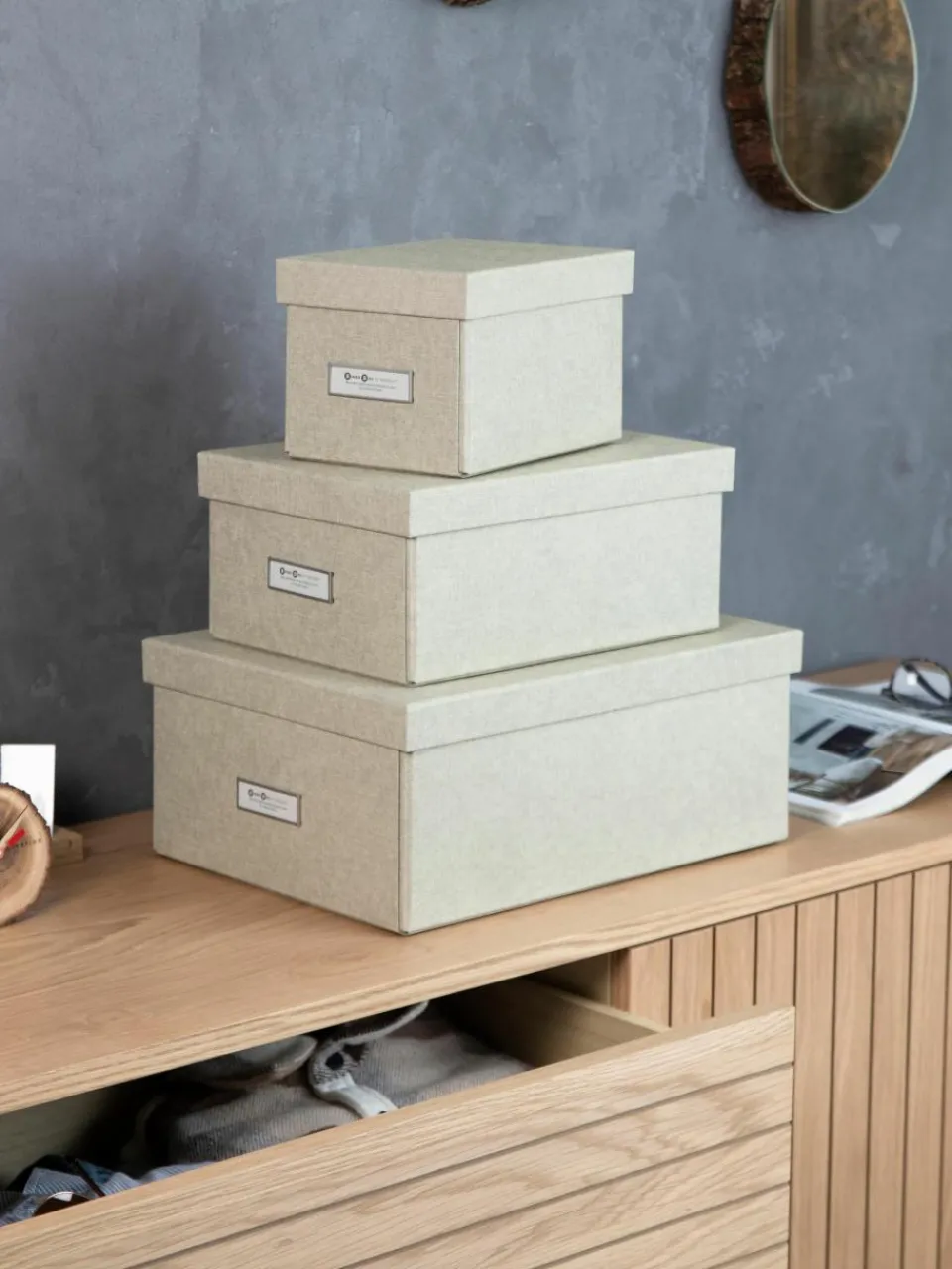 Opvouwbare opbergdoos Karin, B 29 x D 39 cm^Bigso Box of Sweden Best