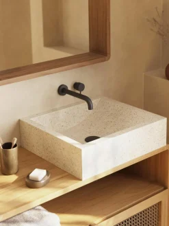 Opzetwastafel Kuveni van terrazzo^Westwing New