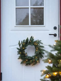 Outdoor LED kerstkrans Byske met schemeringssensor, Ø 45 cm^Westwing Discount