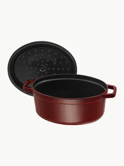 Ovale braadpan La Cocotte uit gietijzer^Staub Hot