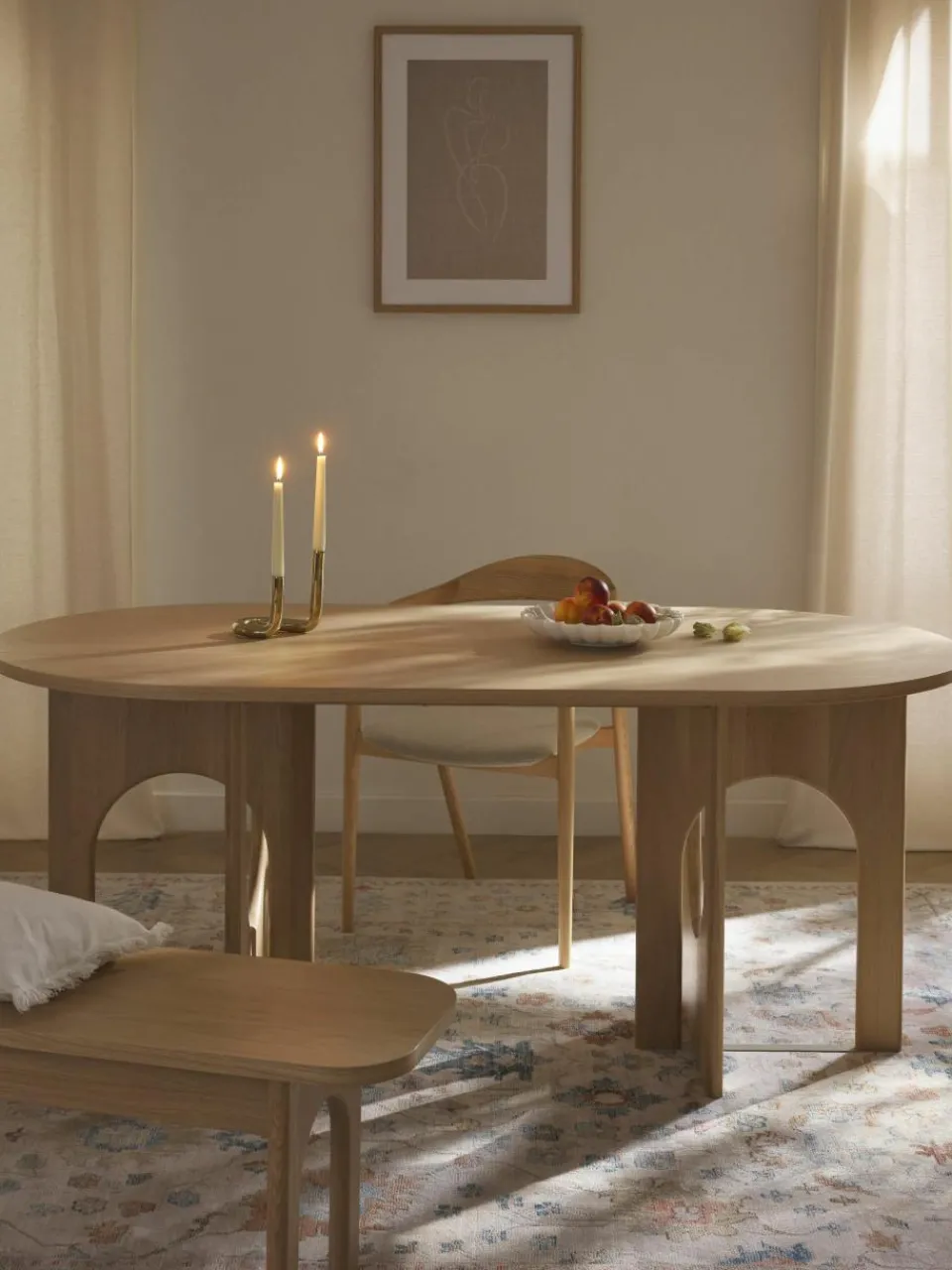 Ovale eettafel Apollo, in verschillende formaten^Westwing Collection Clearance