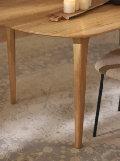 Ovale eettafel Archie van eikenhout, 200 x 100 cm^Westwing Collection Discount
