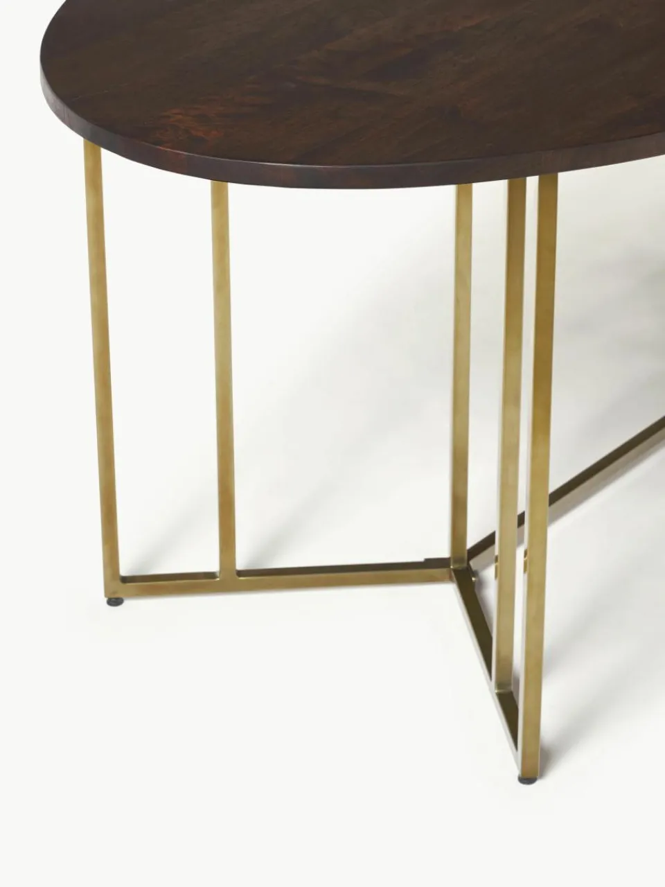Ovale eettafel Luca van mangohout, verschillende formaten^Westwing Collection Clearance
