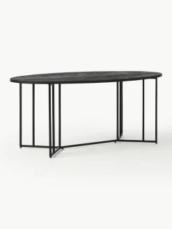 Ovale eettafel Luca van mangohout, verschillende formaten^Westwing Collection Hot