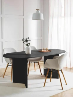 Ovale houten eettafel Toni, 200 x 90 cm^Westwing Collection Online