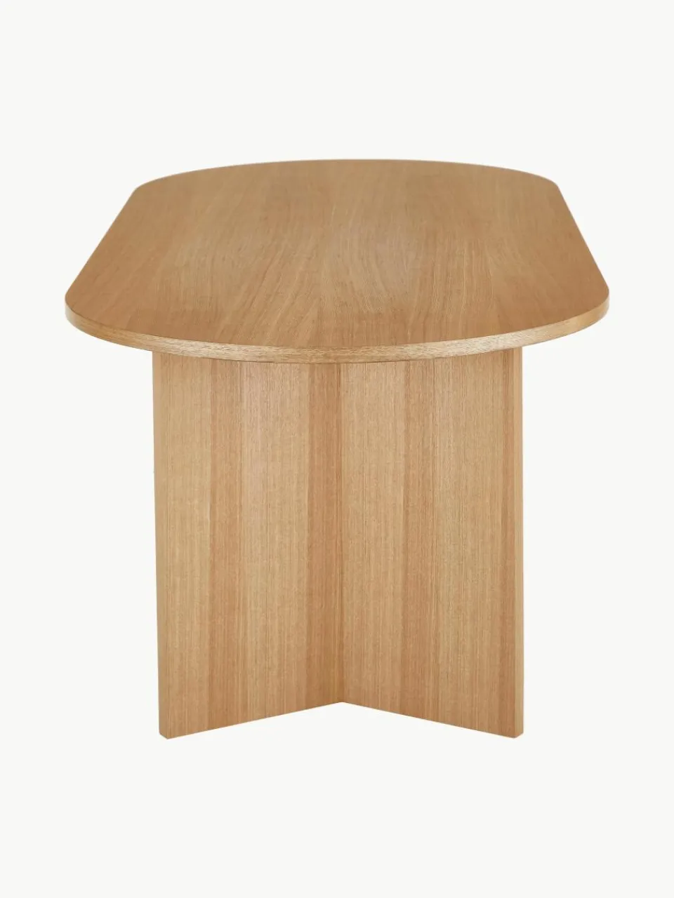 Ovale houten eettafel Toni, 200 x 90 cm^Westwing Collection Sale