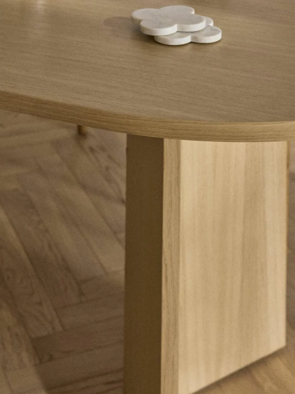 Ovale houten eettafel Toni, 200 x 90 cm^Westwing Collection Sale