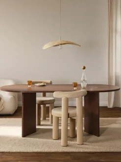 Ovale houten eettafel Toni, 200 x 90 cm^Westwing Collection Online