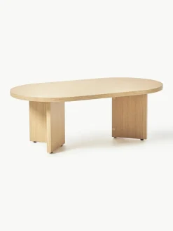 Ovale houten salontafel Toni^Westwing Collection New