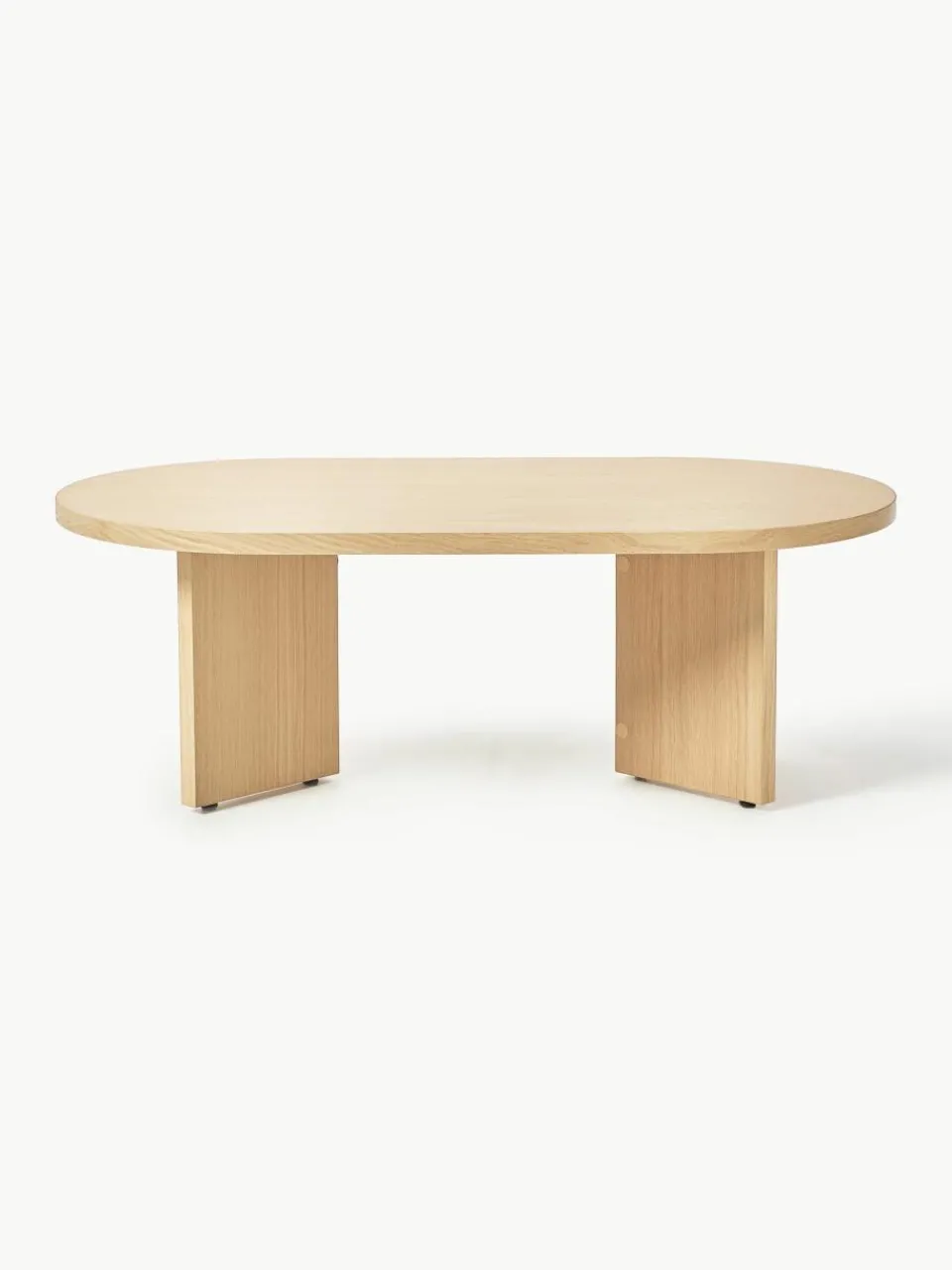 Ovale houten salontafel Toni^Westwing Collection New