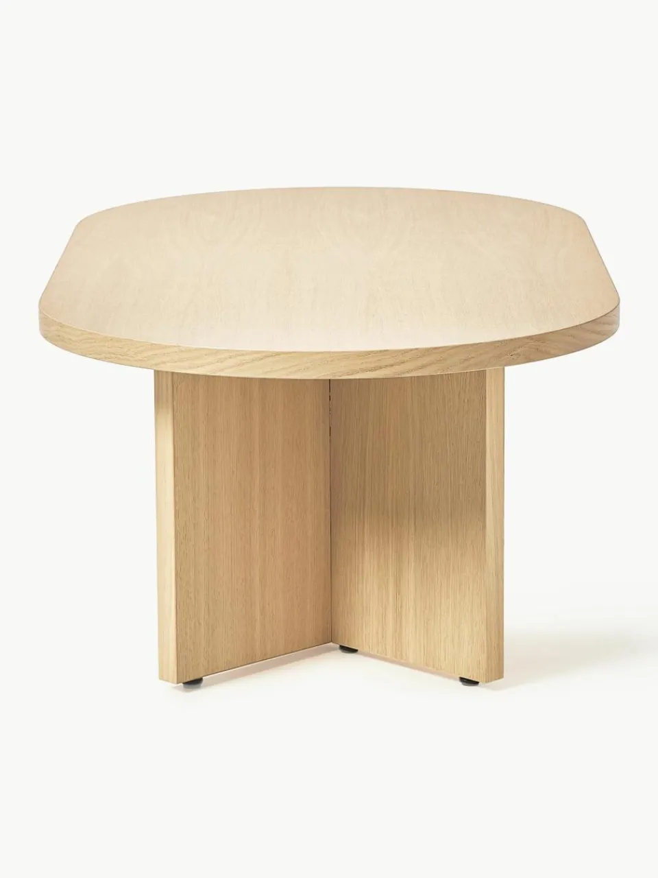 Ovale houten salontafel Toni^Westwing Collection New