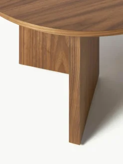 Ovale houten salontafel Toni^Westwing Collection Sale