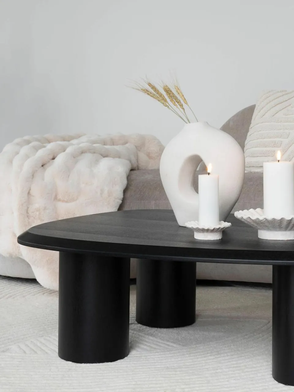 Ovale houten salontafel Tirano^Westwing Online