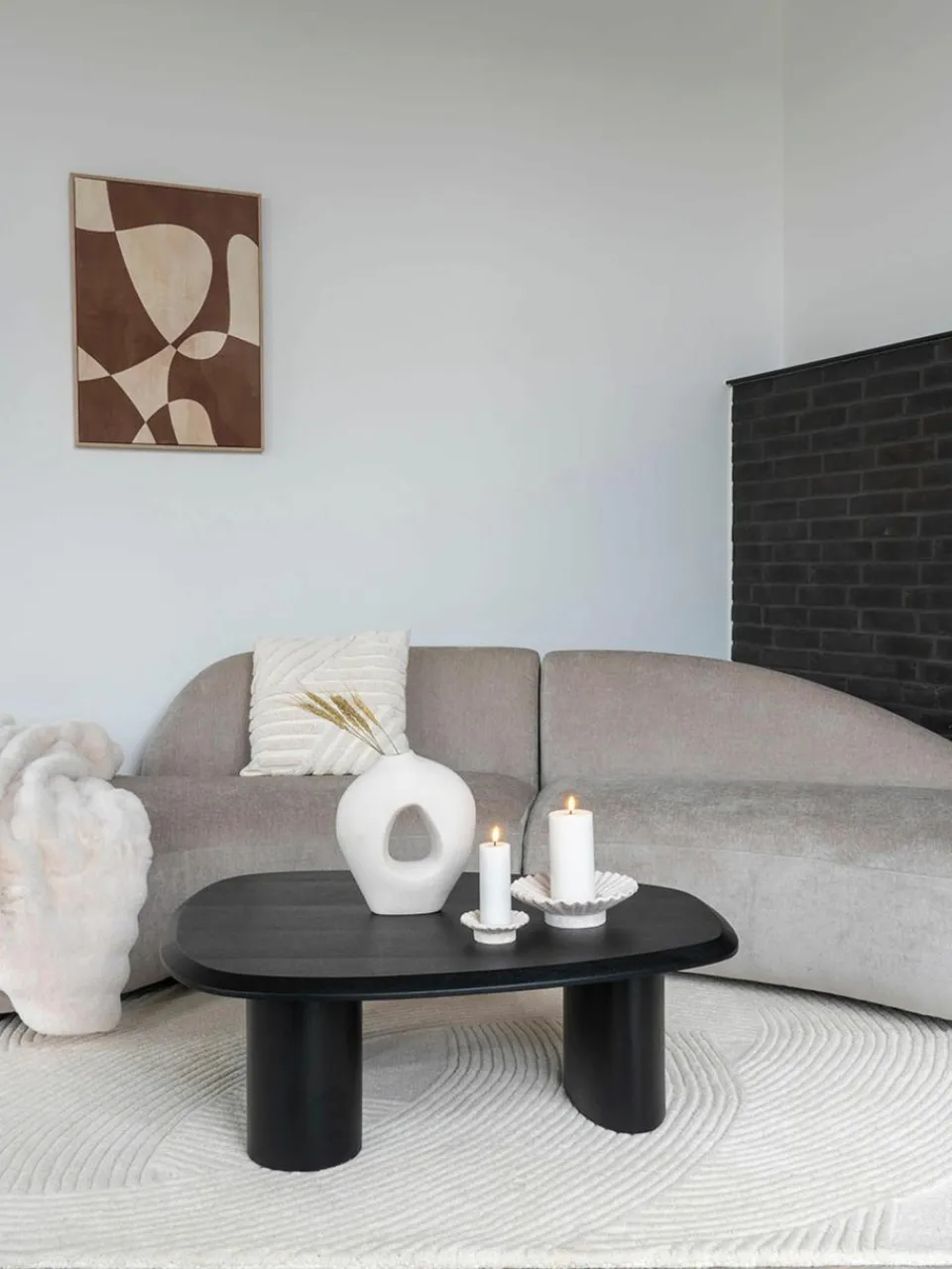 Ovale houten salontafel Tirano^Westwing Online