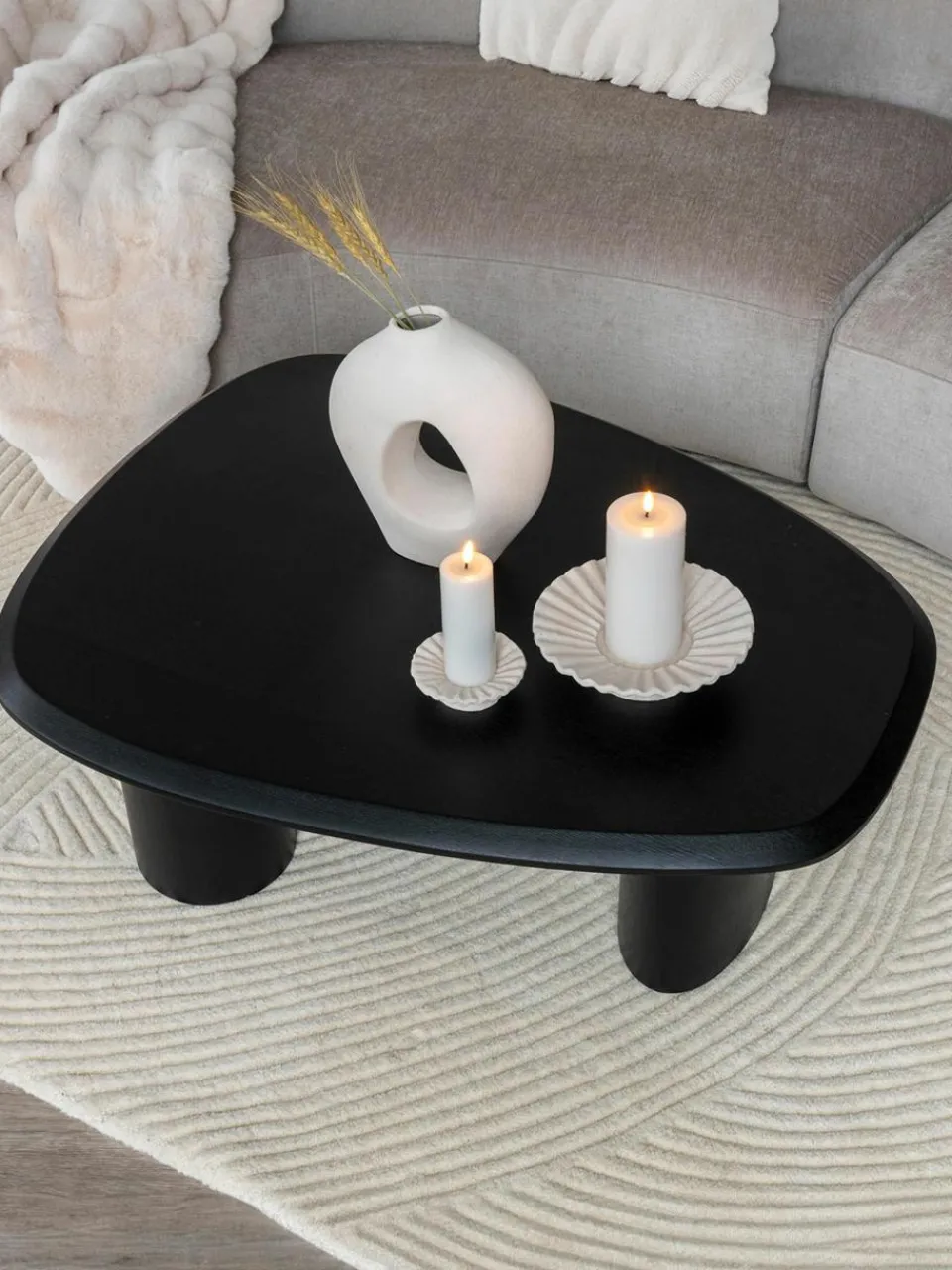 Ovale houten salontafel Tirano^Westwing Online