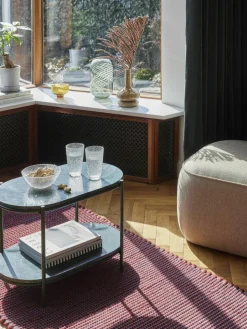 Ovale marmeren bijzettafel Nusa^Hübsch Hot