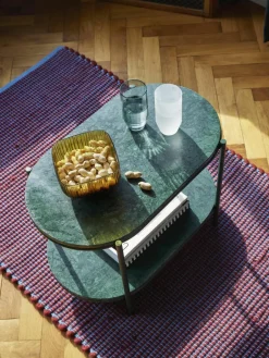 Ovale marmeren bijzettafel Nusa^Hübsch Hot