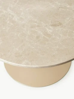 Ovale marmeren eettafel Miley, 120 x 90 cm^Westwing Collection Best