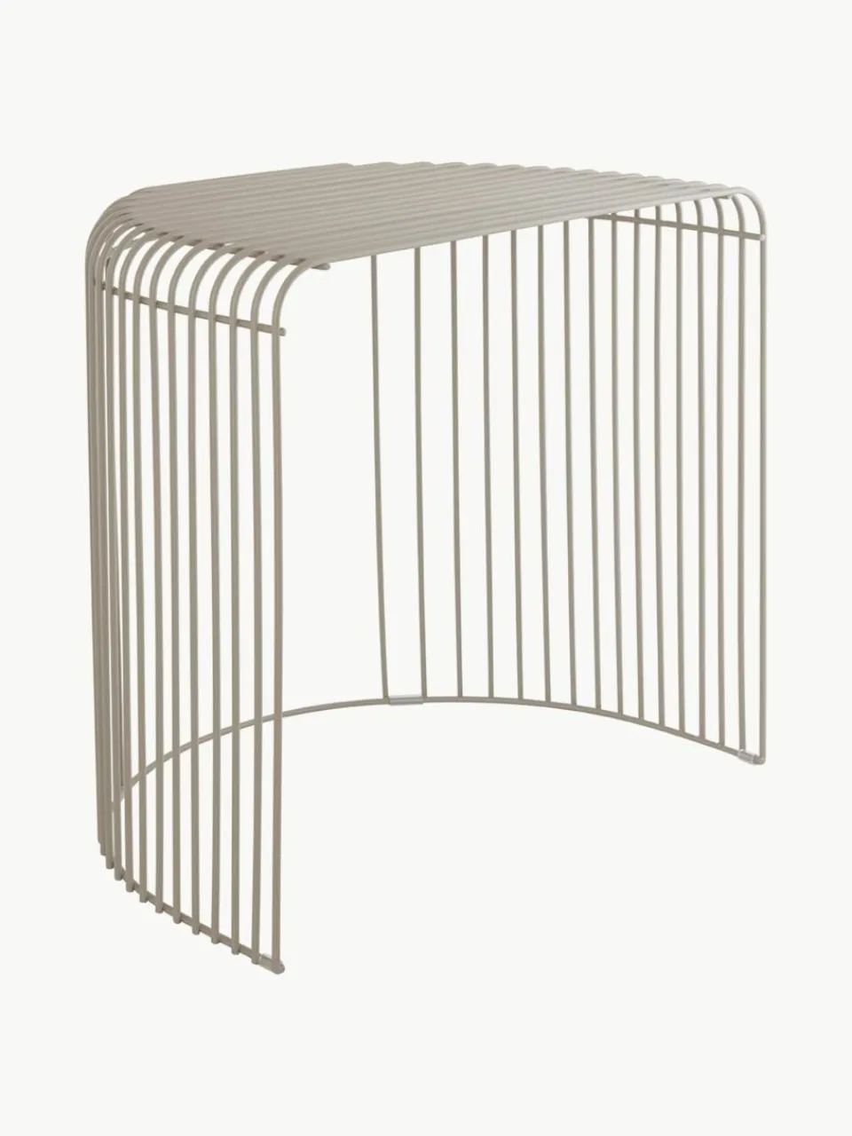 Ovale metalen bijzettafel Curva^AYTM Online