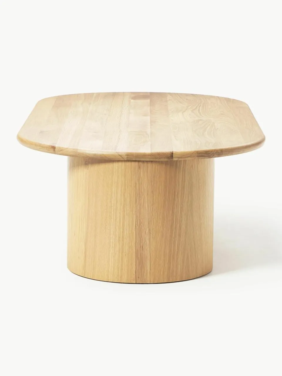 Ovale salontafel Didi van eikenhout^Westwing Collection Best