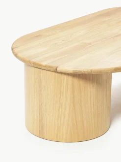 Ovale salontafel Didi van eikenhout^Westwing Collection Best