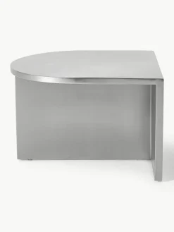 Ovale salontafels Leander van metaal en marmer, set van 2^Westwing Collection Outlet