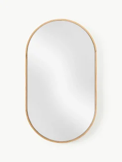 Ovale wandspiegel Avery met eikenhouten lijst^Westwing Collection Clearance