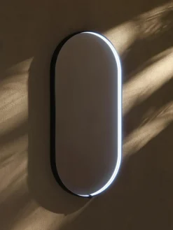 Ovale wandspiegel Avior met LED-verlichting^Vanita&Casa Fashion