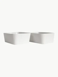 Ovenschalen Flora met geribbeld oppervlak, 2 stuks^Sagaform Outlet