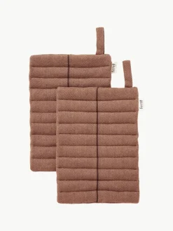 Pannenlappen Ito van biokatoen, 2 stuks^ferm LIVING Hot