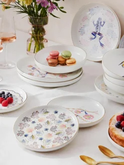 Pastaborden Flamboyante, set van 4^Westwing Collection Clearance