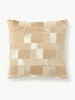 Patchwork fluwelen kussenhoes Bastien^Westwing Collection Fashion