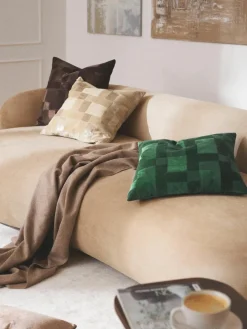 Patchwork fluwelen kussenhoes Bastien^Westwing Collection Outlet