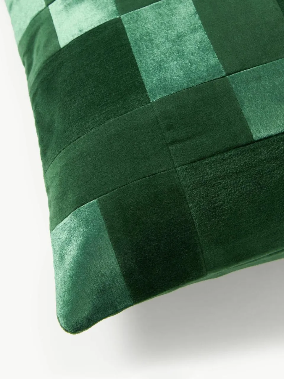 Patchwork fluwelen kussenhoes Bastien^Westwing Collection Clearance