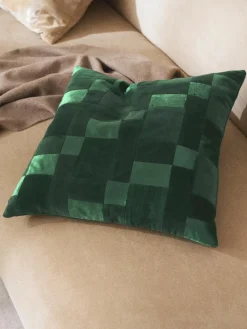 Patchwork fluwelen kussenhoes Bastien^Westwing Collection Clearance
