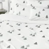 Perkal katoenen dekbedovertrek Darina met dennenbomen^Westwing Collection Discount